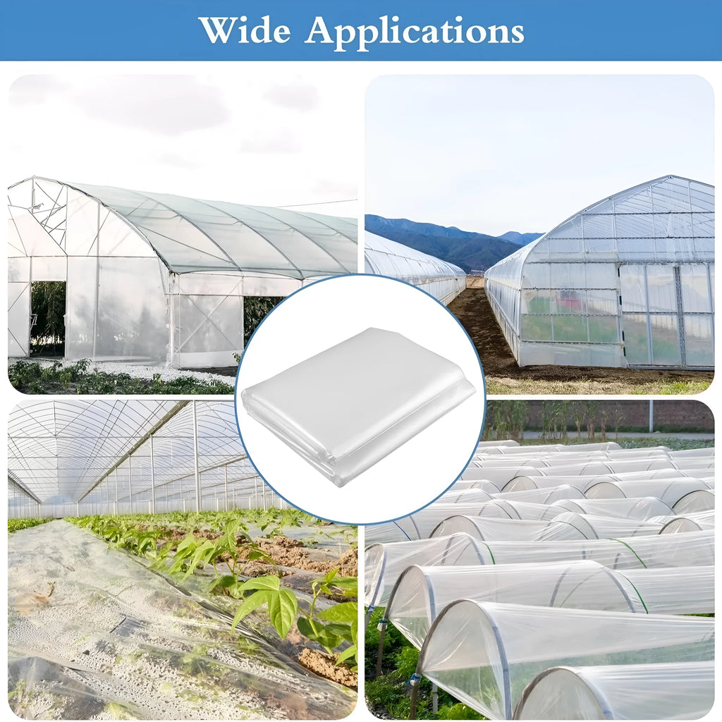 4×8 metre plastic greenhouse cold film sheet for vegetable shed insulation