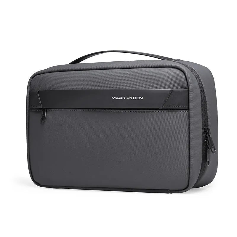 Multi functional Oxford cloth wet dry separation storage bag in solid colour for business travel toiletries
