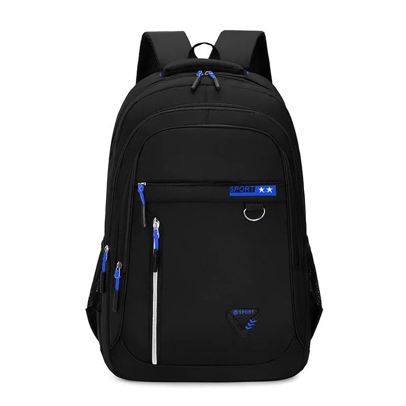 Men's Oxford cloth schoolbag in four colours with large capacity and air pillow belt