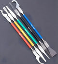 Stainless steel plastic disassembling tool knife set with five tools for electronic repair work