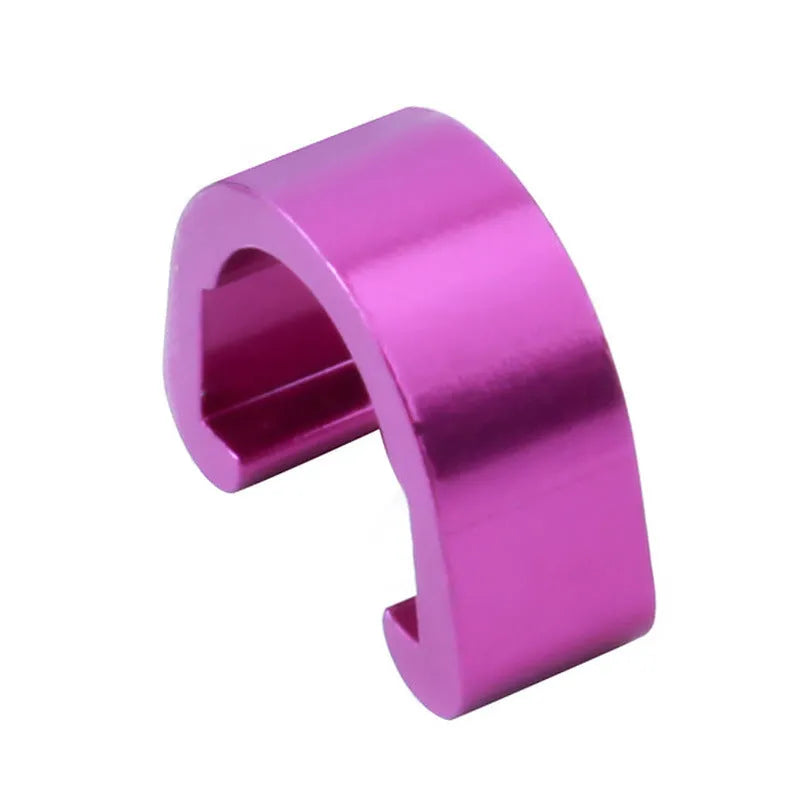 Aluminum alloy C buckle hardware in multiple colours with 10.2mm x 13mm x 5mm dimensions