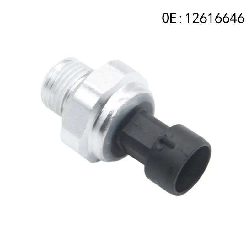 Silver metal automotive fuel pressure sensor compatible with 12616646 12677836 D1846A part numbers