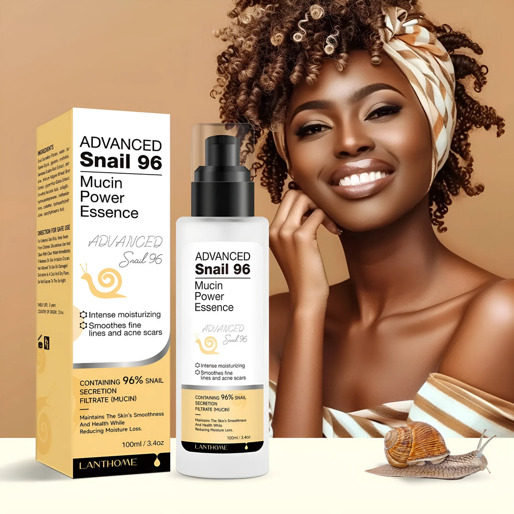 100ml snail snail serum moisturising facial essence liquid bottle