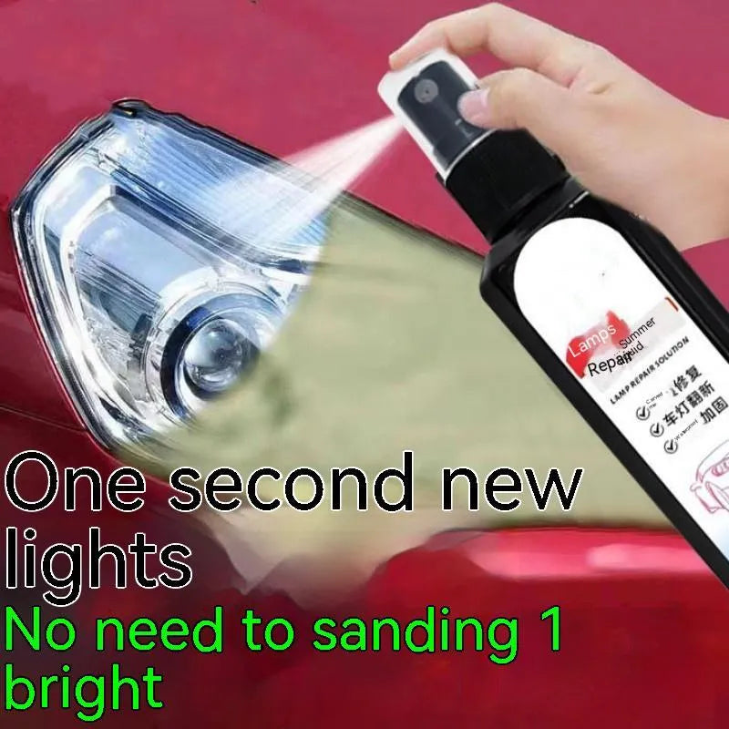 100ml bottle of car headlight restoration and repair liquid for plastic lenses