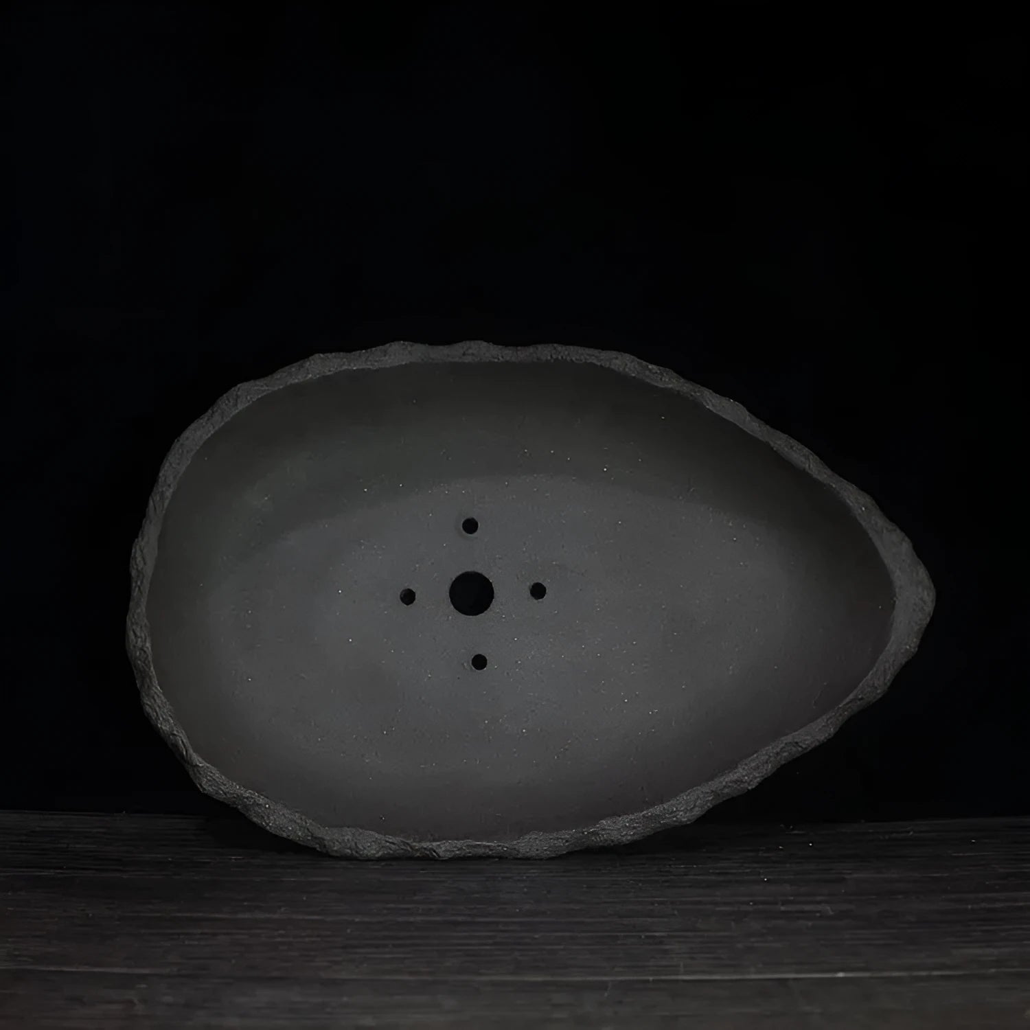 Handmade purple clay flower pot with unique shape in various size and colour options