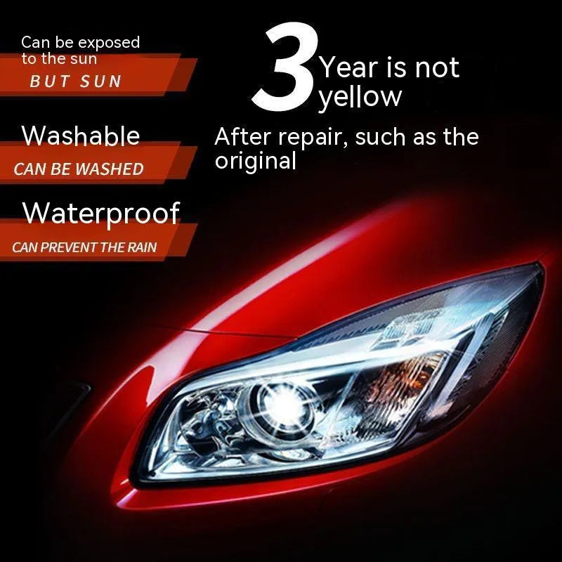 100ml bottle of car headlight restoration and repair liquid for plastic lenses