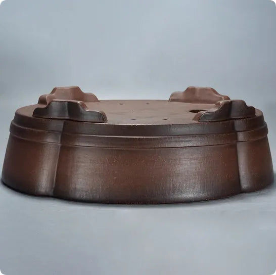 Classical purple clay flower pot for bonsai and green plants 50x39x16 cm dimensions
