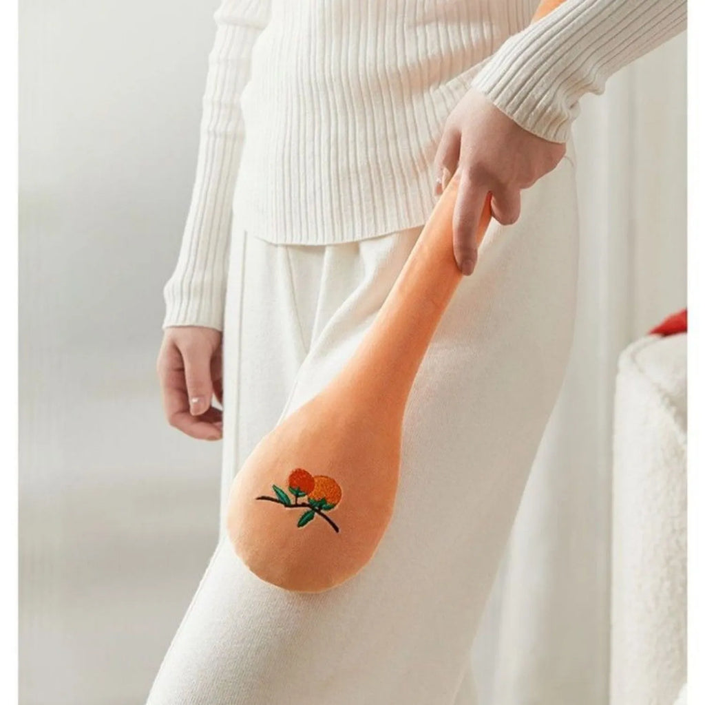 48 cm long back massager stick with zippered flap and wishful shape design for percussion therapy