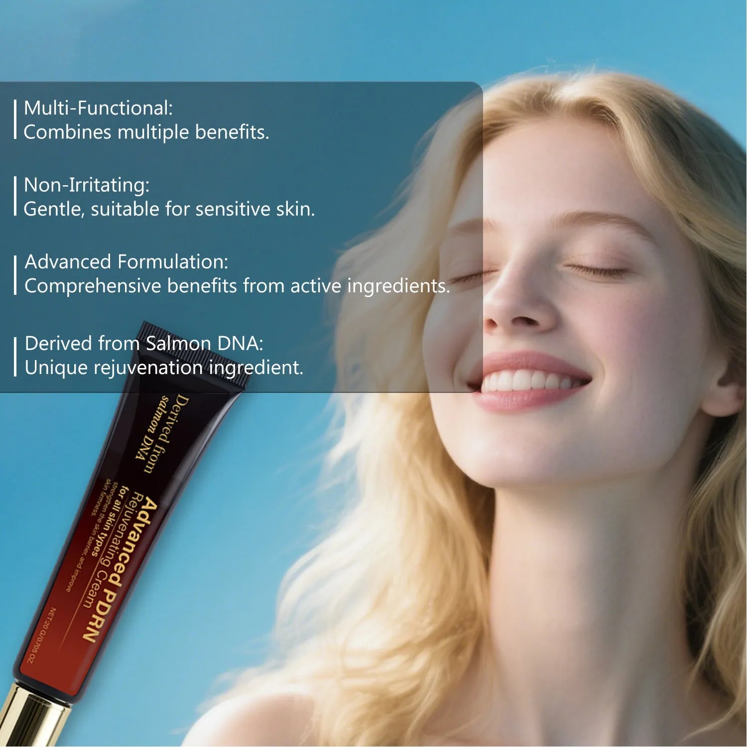 20ml skin-activating moisturising cream tube with hydrating firming wrinkle care properties