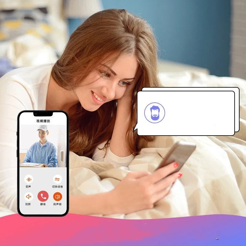 Doodle Smart Visual Doorbell V8 unit in black or white, showing front button and camera.