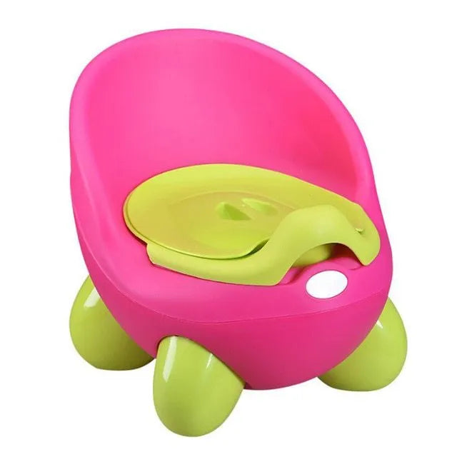 Dandan cartoon-themed baby toilet potty training seat for toddlers in assorted colours.