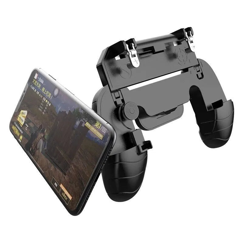 OEM mobile game controller handle in black, blue, or white colours for smartphone gaming