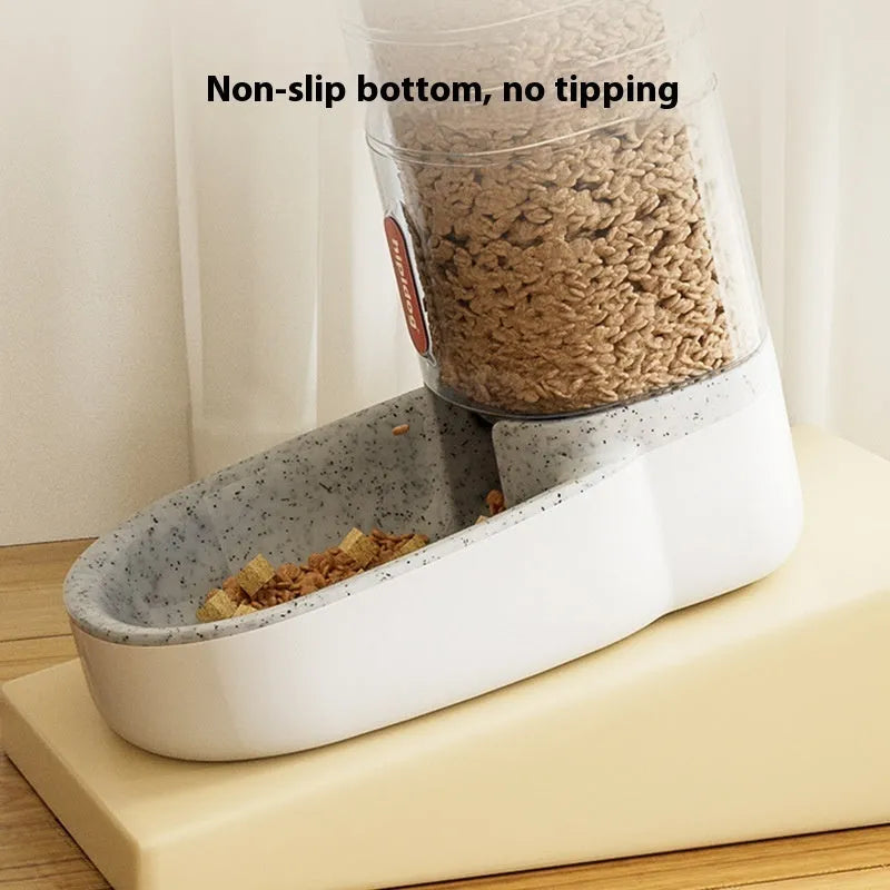 Automatic pet drinker feeder with 3.8L capacity in blue, green, grey, or pink colours