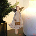 Hand-painted wooden door pendant plate with American country style design