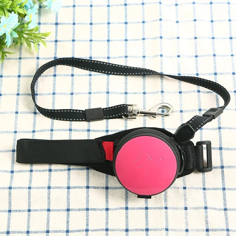 3 metre explosion-proof automatic retractable dog leash in six colour options