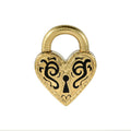 Stainless steel heart-shaped earrings with gold or steel electroplated finish