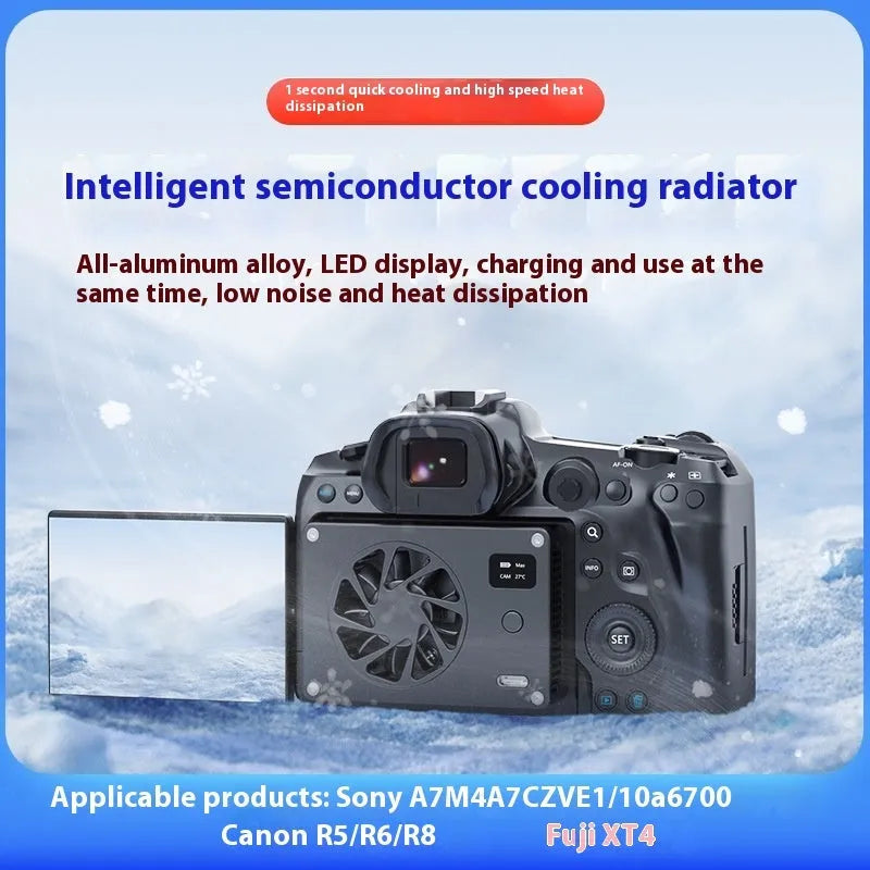 Black aluminium PC radiator heatsink with integrated fan, dimensions 89mm x 52mm x 25.95mm.
