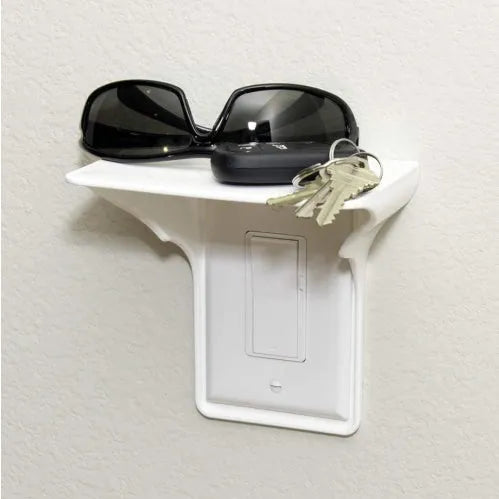 White polypropylene socket rack organiser for tool storage