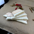 Wool art brush for mounting paste application and shading techniques in multiple sizes