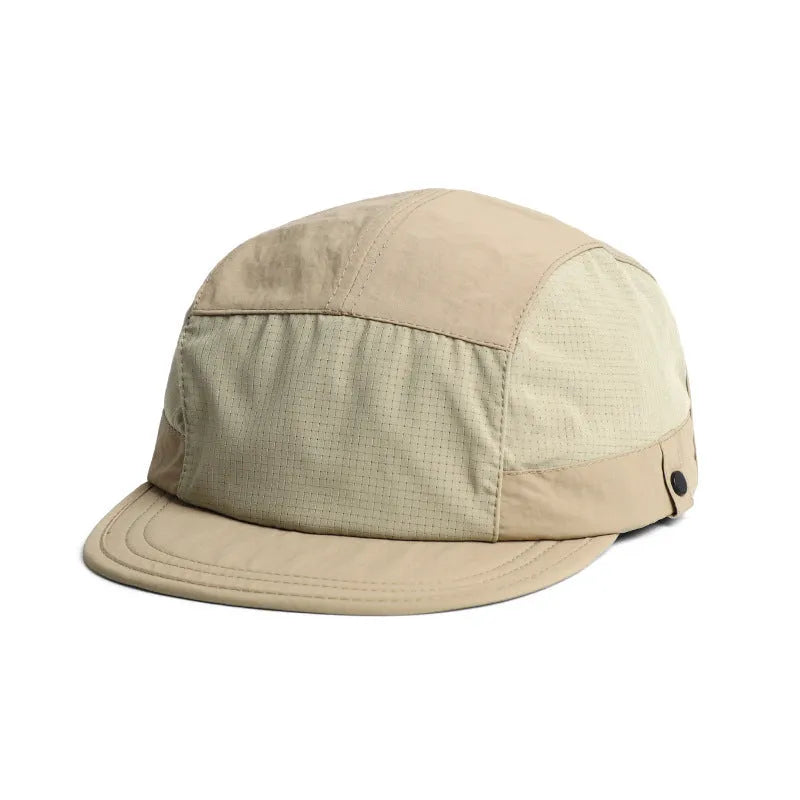 Dome crown polyester baseball cap in size M showing colour options including Army Green, black, and wine red