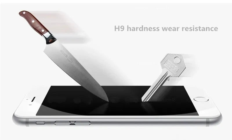 Tempered glass screen protector with 9H hardness for smartphones