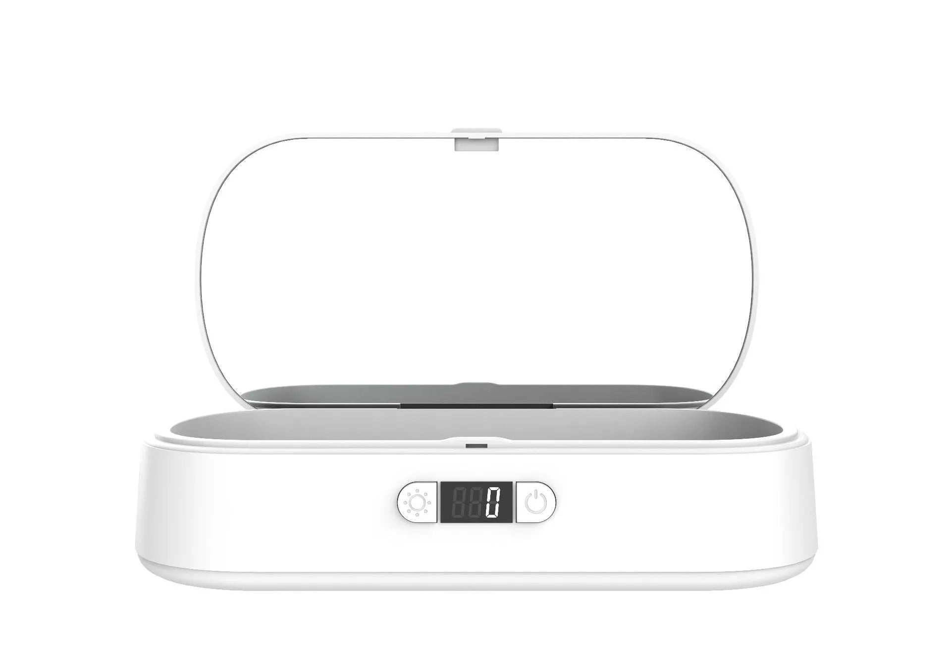 White ABS plastic UV wireless disinfection box for phones and toothbrushes