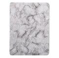 iPad tri-fold marbling imitation leather case with pen slot and card holder in multiple colours.