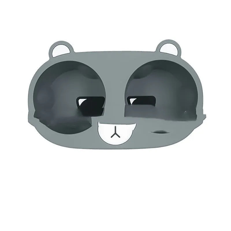 Silicone cup holder limiter with anti-shaking design for car centre console in grey, tan or pink colours