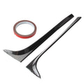 Glossy black rear window side spoiler wing for Volkswagen Golf 7 MK7 car