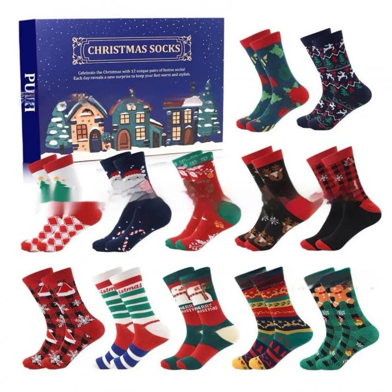 Christmas sock ornament blind box containing resin crafts miniature decoration