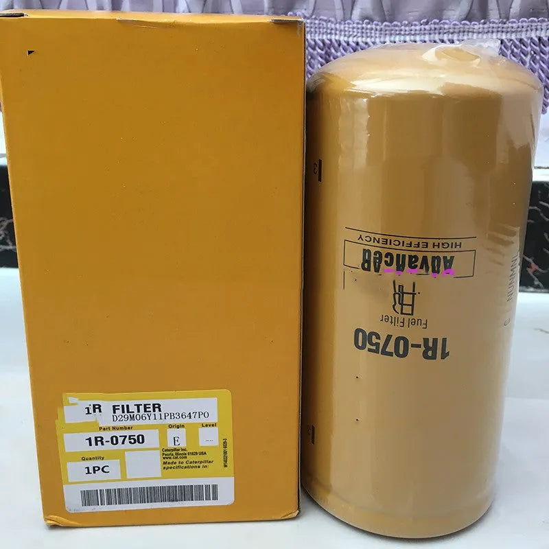 1R-0750 fuel filter element for diesel fuel filtration applications