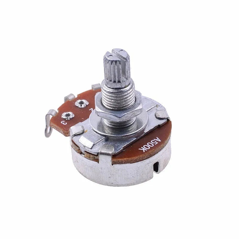 Metal electric guitar potentiometer knob for tone and volume control