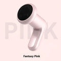 USB electric massager with heat function for back and neck pain in black, pink, or white colours