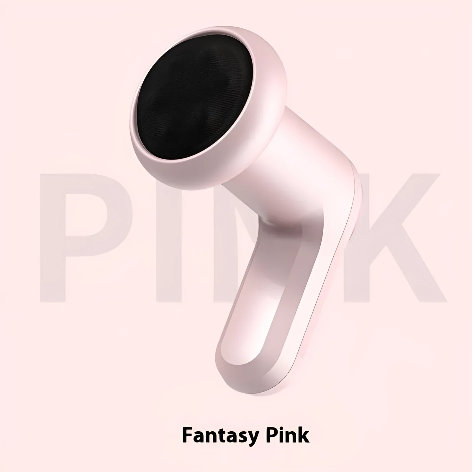 USB electric massager with heat function for back and neck pain in black, pink, or white colours