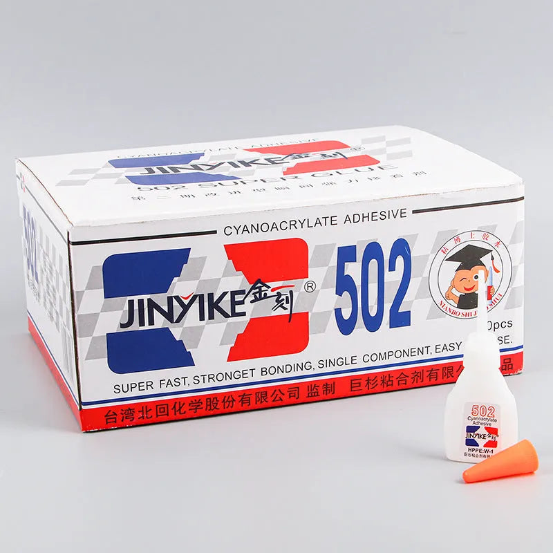 Specialised instant strong adhesive glue for shoe repairs in 3g and 8g tube formats