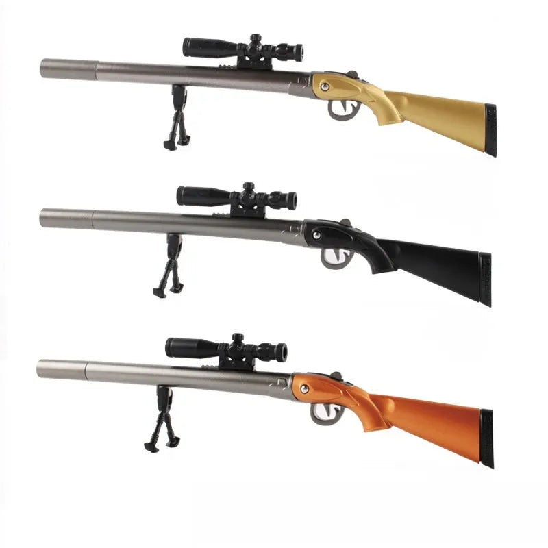 Eating Chicken 98K Sniper Rifle creative gel pen with plastic construction and 0.5mm ballpoint
