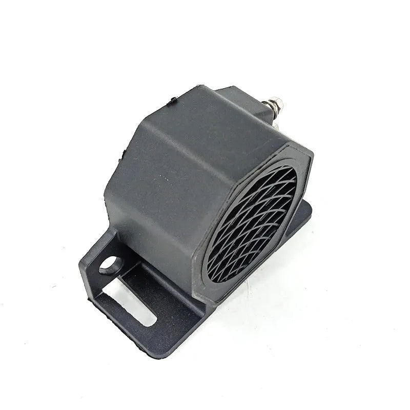 Black GQ-208A 12-80V universal reversing horn for commercial vehicles