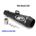 Universal M4 motorcycle exhaust pipe for large displacement bikes in multiple colour options