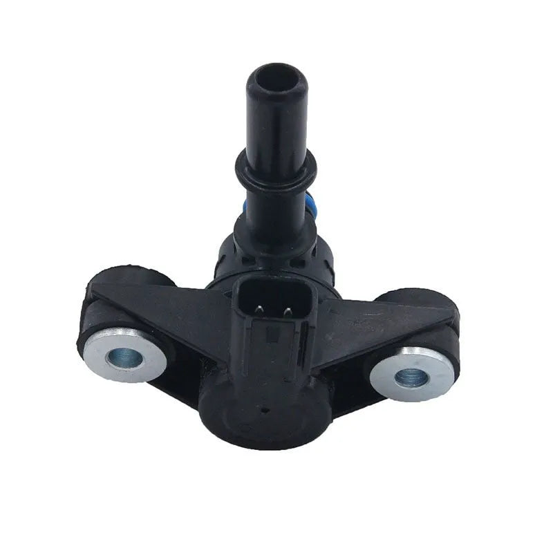 Black ABS plastic Ford turbo solenoid valve with model number AU5A-9G866-AB