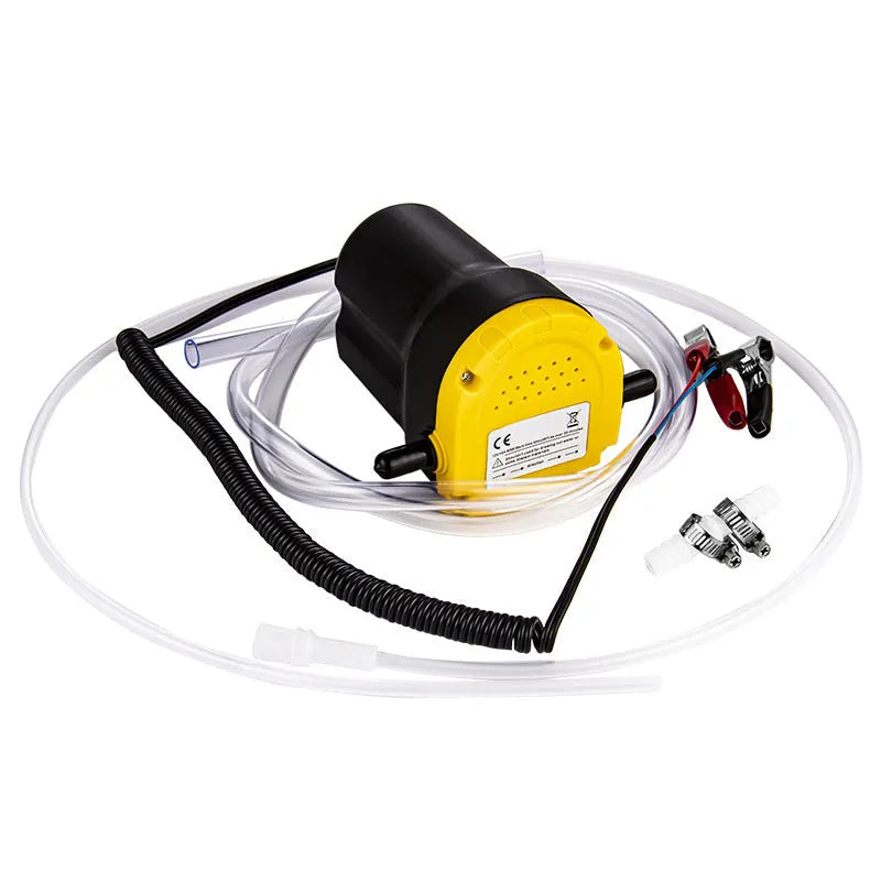 12V electric self-priming oil gear pump for engine oil transfer with engineering plastic body