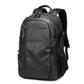 18 inch casual computer backpack with plaid pattern and curved shoulder strap in multiple colour options