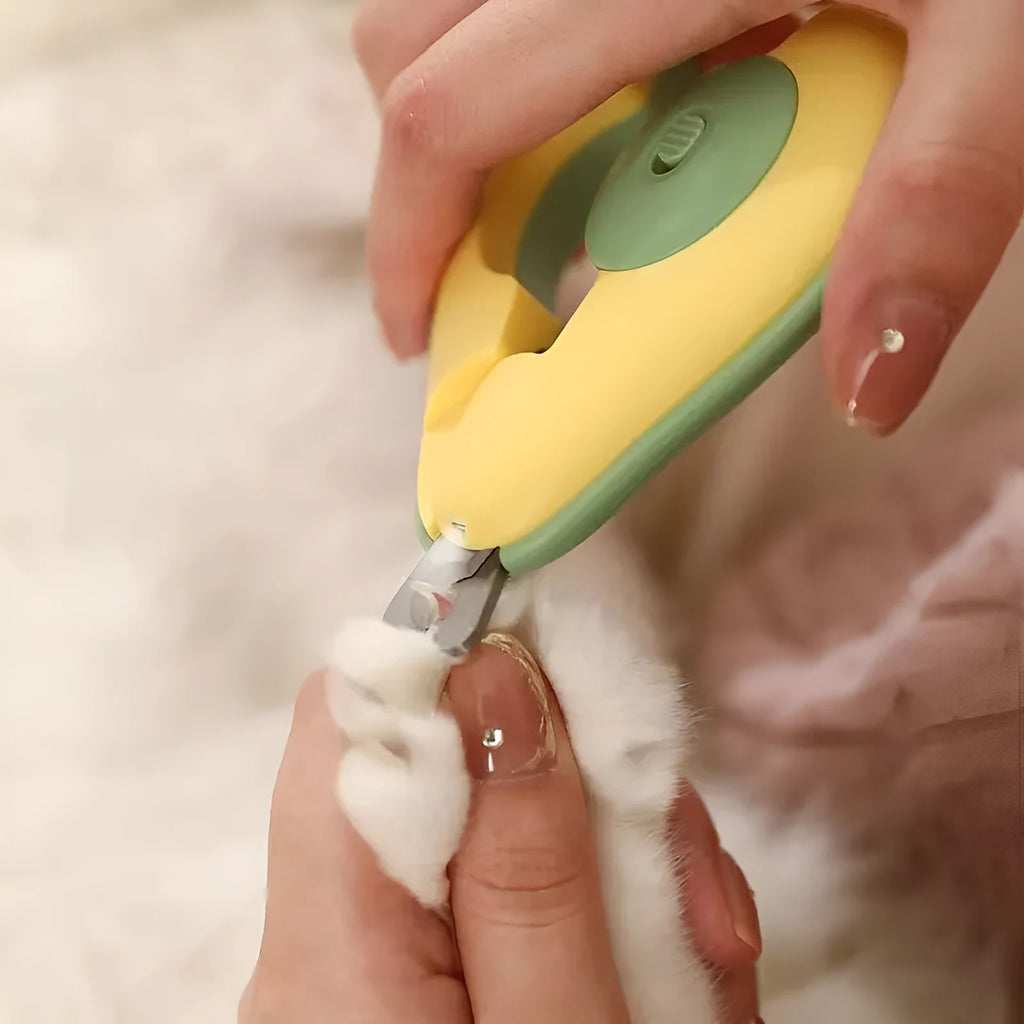 Professional pet nail clipper with LED light for small dogs and cats in three colour options