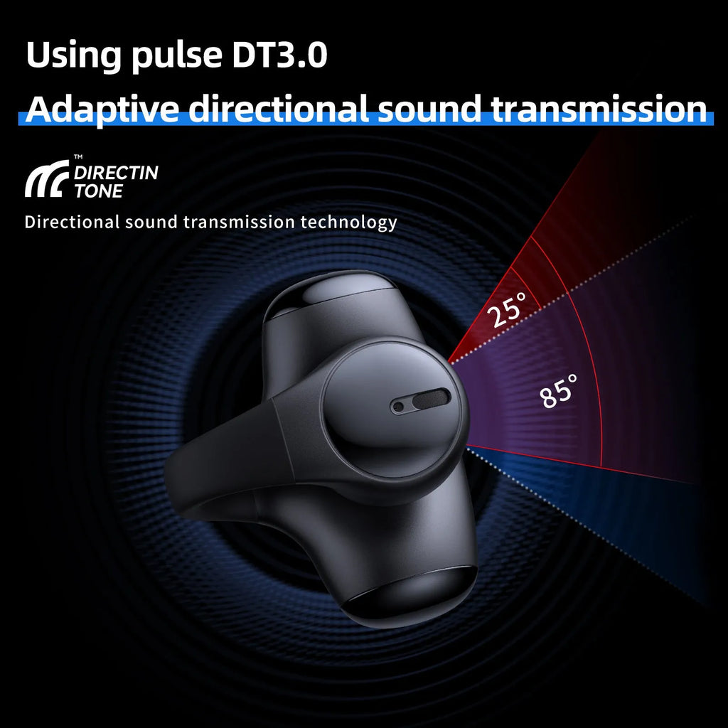 T306 wireless Bluetooth gaming headset with ear hook design in black or white colours
