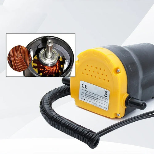 12V electric self-priming oil gear pump for engine oil transfer with engineering plastic body