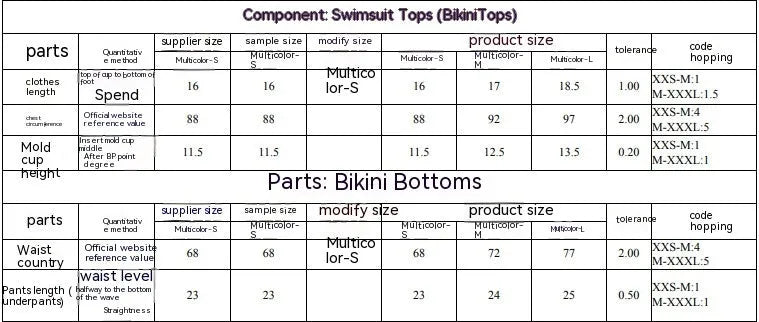 Women's separated printing pattern tube top bikini set for swimming.