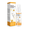 100ml pump bottle of magnesium oil bee joint spray gel with dimensions 152mm x 39mm x 39mm.
