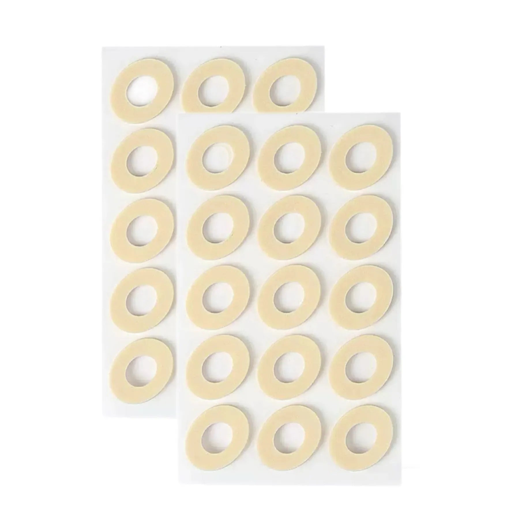 Assortment of oval, U-shaped, and circular PU gel heel and toe protector cushions
