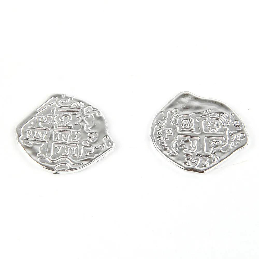 Doli Roman pirate treasure coins pack of 100 with electroplated gold bronze silver finish