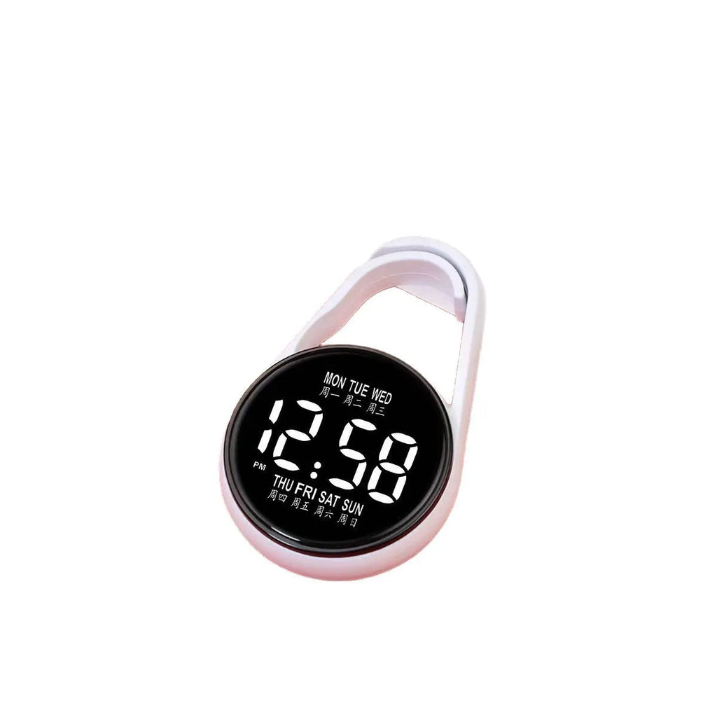 LED digital watch with luminous display and plastic strap in various colour options
