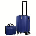 Aluminium alloy luggage travel set with 14 inch and 20 inch trunks for male travellers